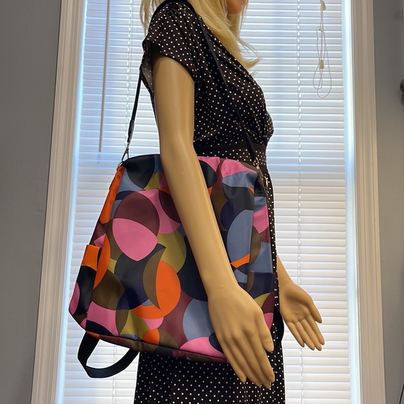 Poaba Multicolored Backpack/Shoulder Bag - Picture 3 of 8